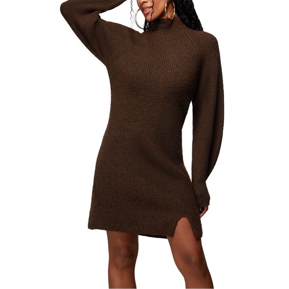 Bebe x Ciara Women's Oversized Midi Sweater Dress